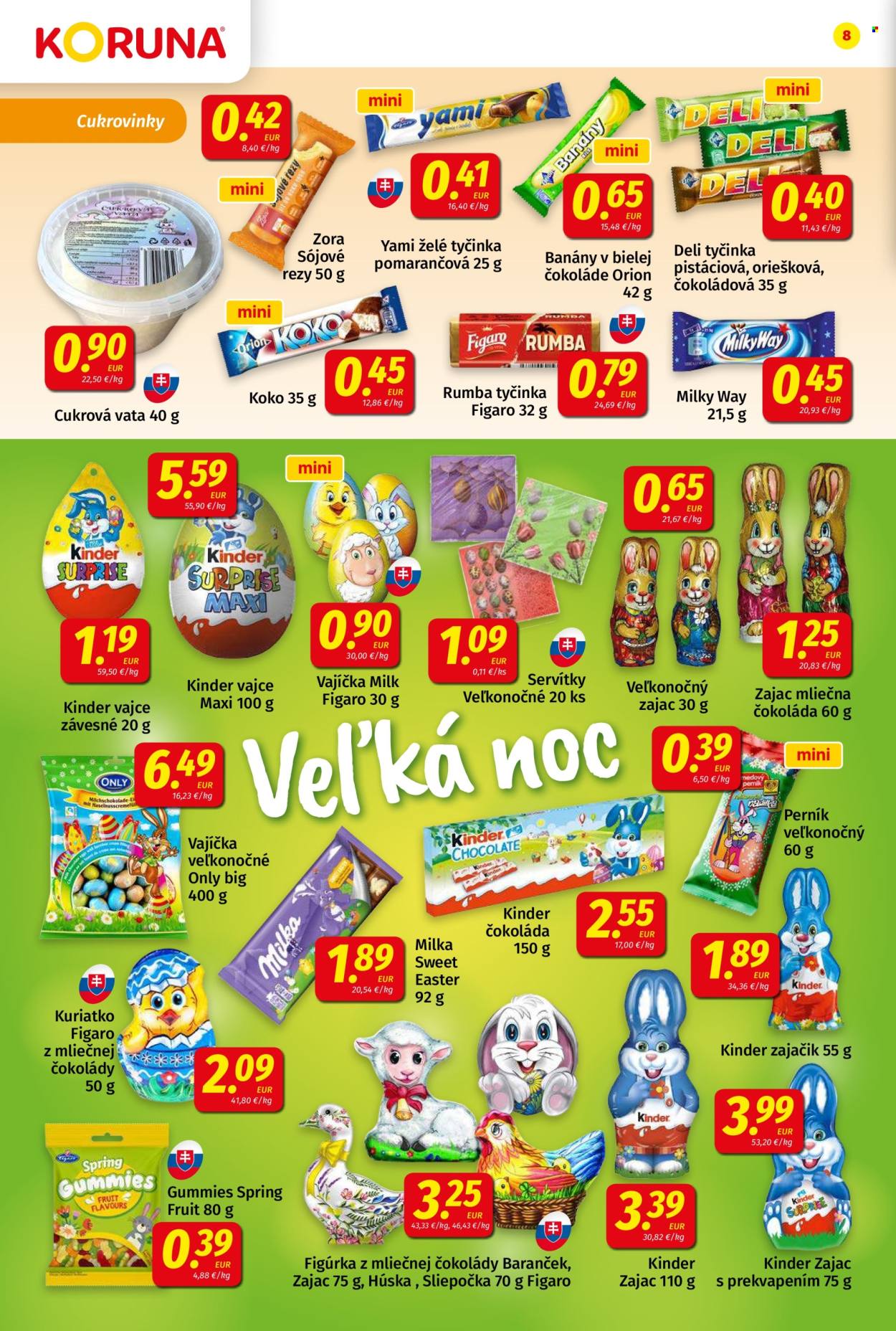 Leták Potraviny KORUNA - 6.3.2026 - 18.3.2026. Strana 8