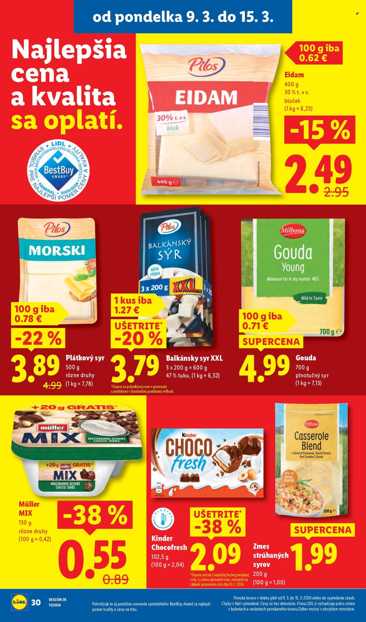 Leták Lidl - 9.3.2026 - 15.3.2026. Strana 34