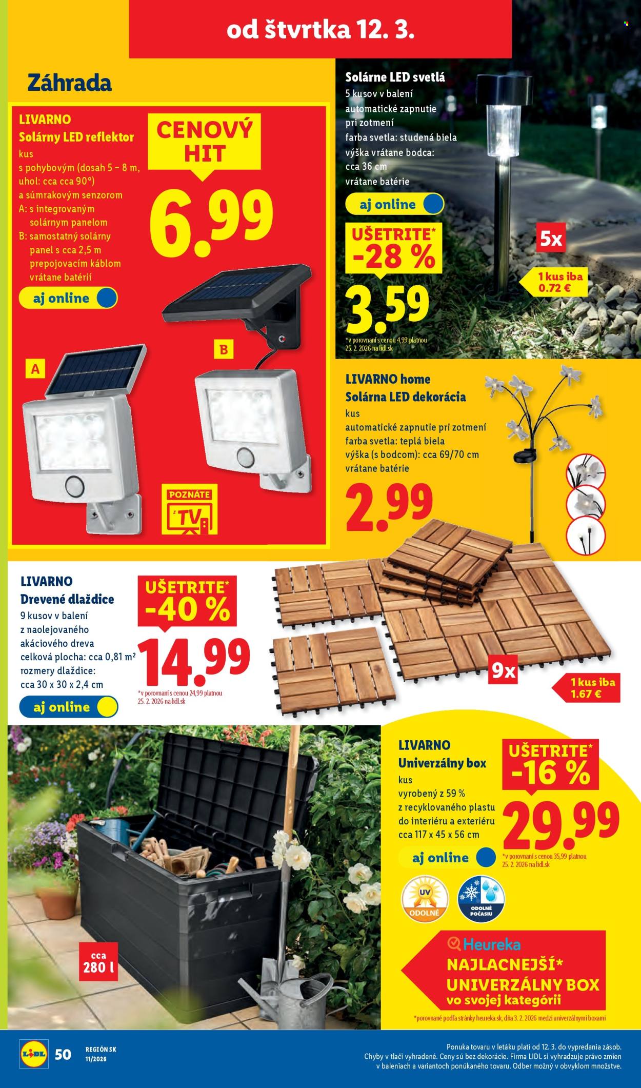 Leták Lidl - 9.3.2026 - 15.3.2026. Strana 84