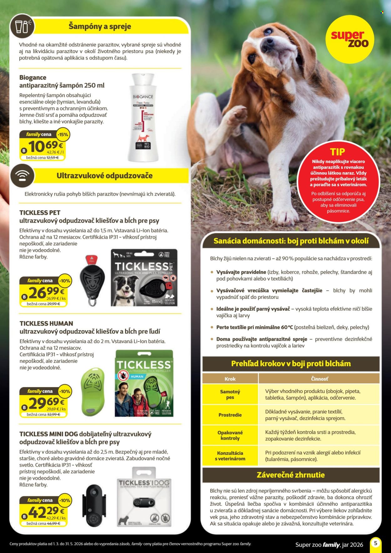 Leták SUPER ZOO. Strana 5