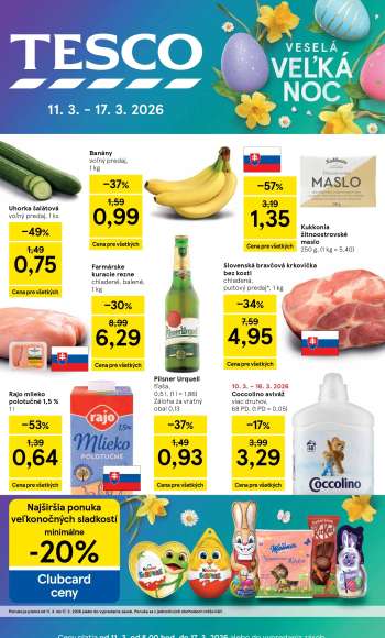 Leták TESCO - 11.3.2026 - 17.3.2026.