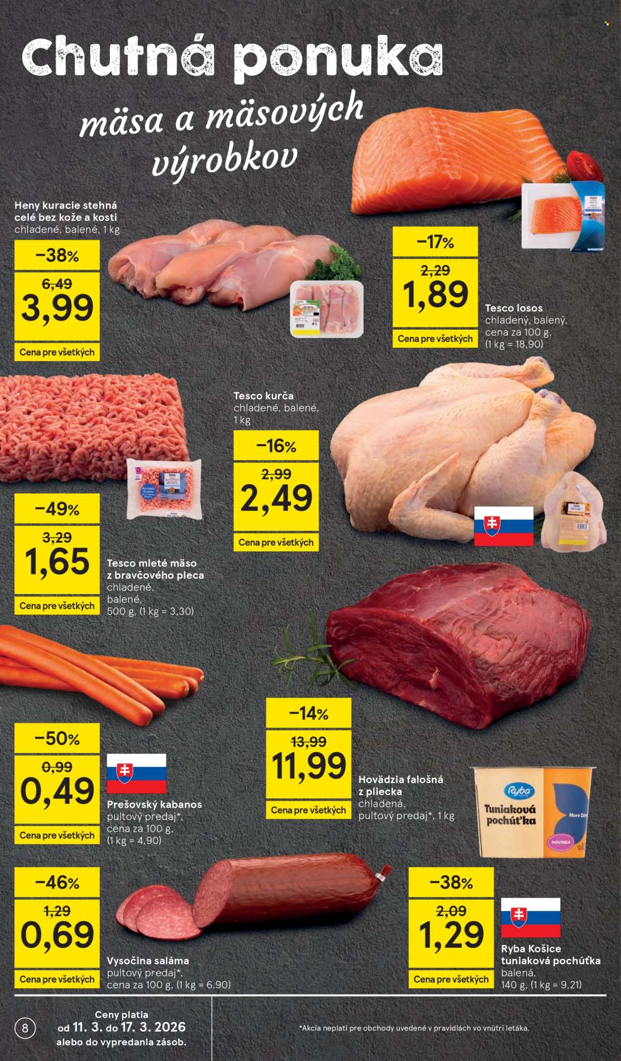 Leták TESCO - 11.3.2026 - 17.3.2026. Strana 8