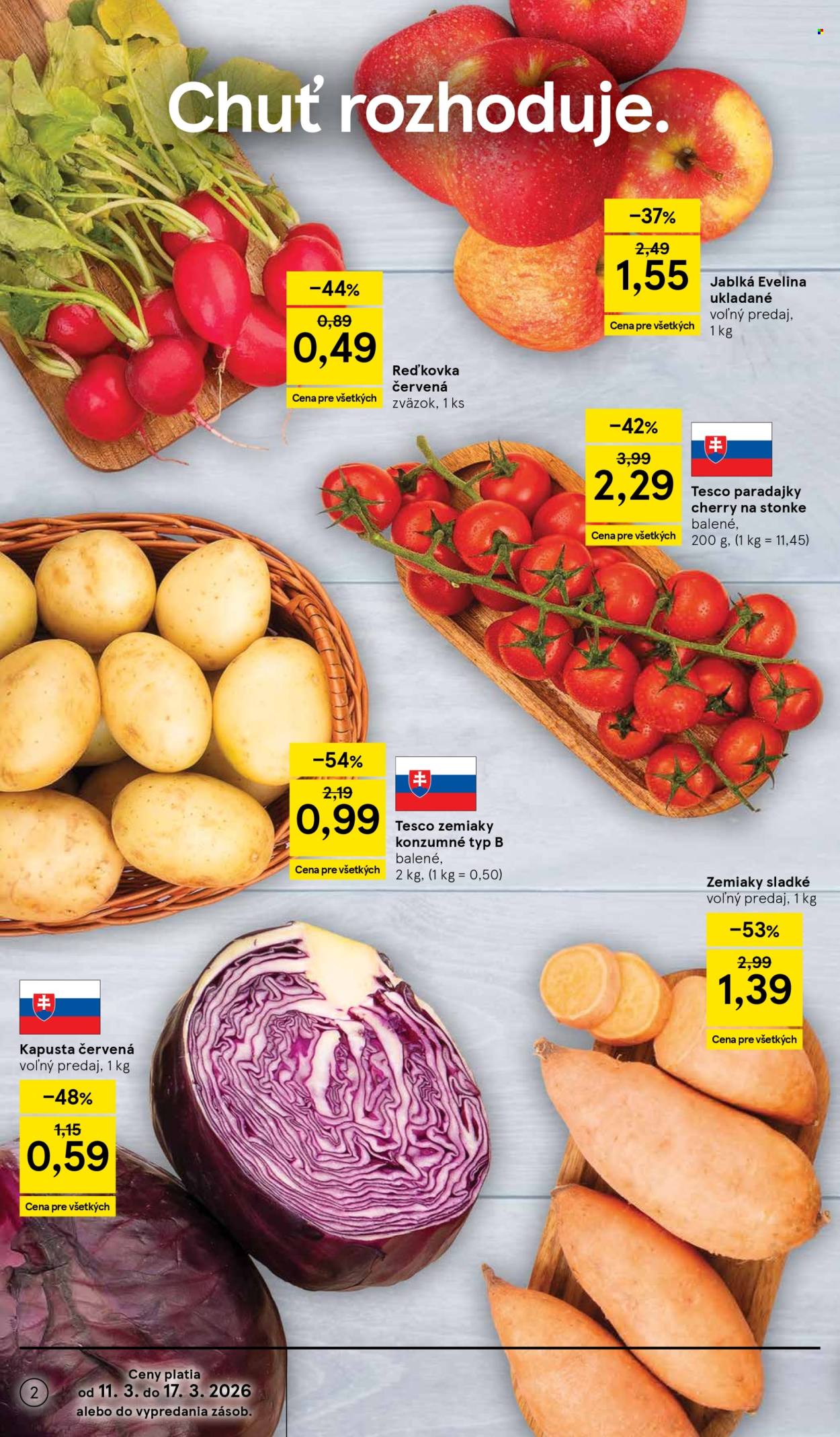Leták TESCO supermarket - 11.3.2026 - 17.3.2026. Strana 2