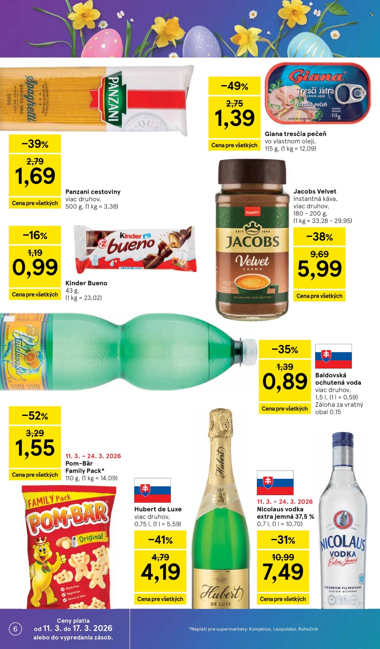 Leták TESCO supermarket - 11.3.2026 - 17.3.2026. Strana 6