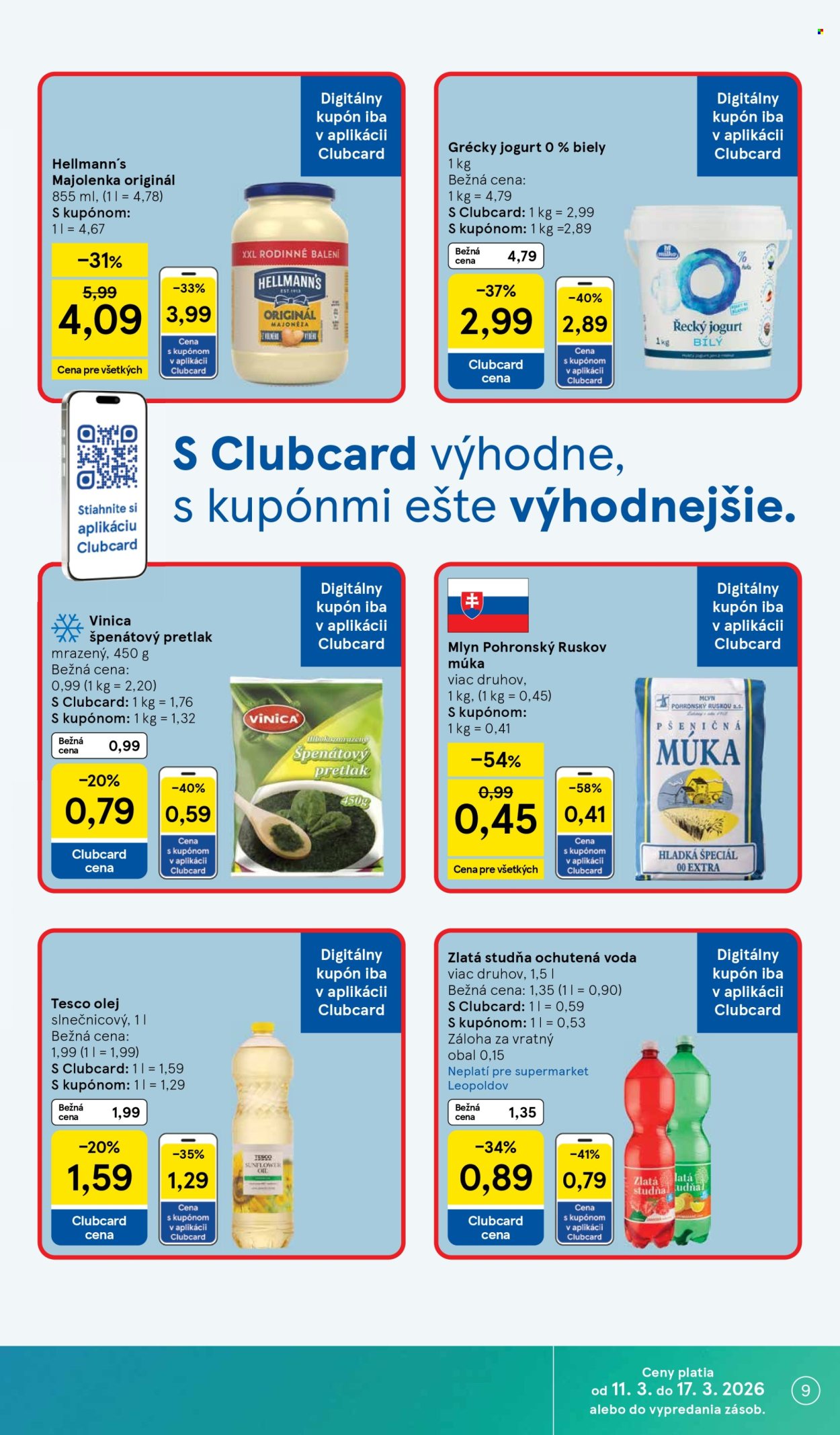 Leták TESCO supermarket - 11.3.2026 - 17.3.2026. Strana 9