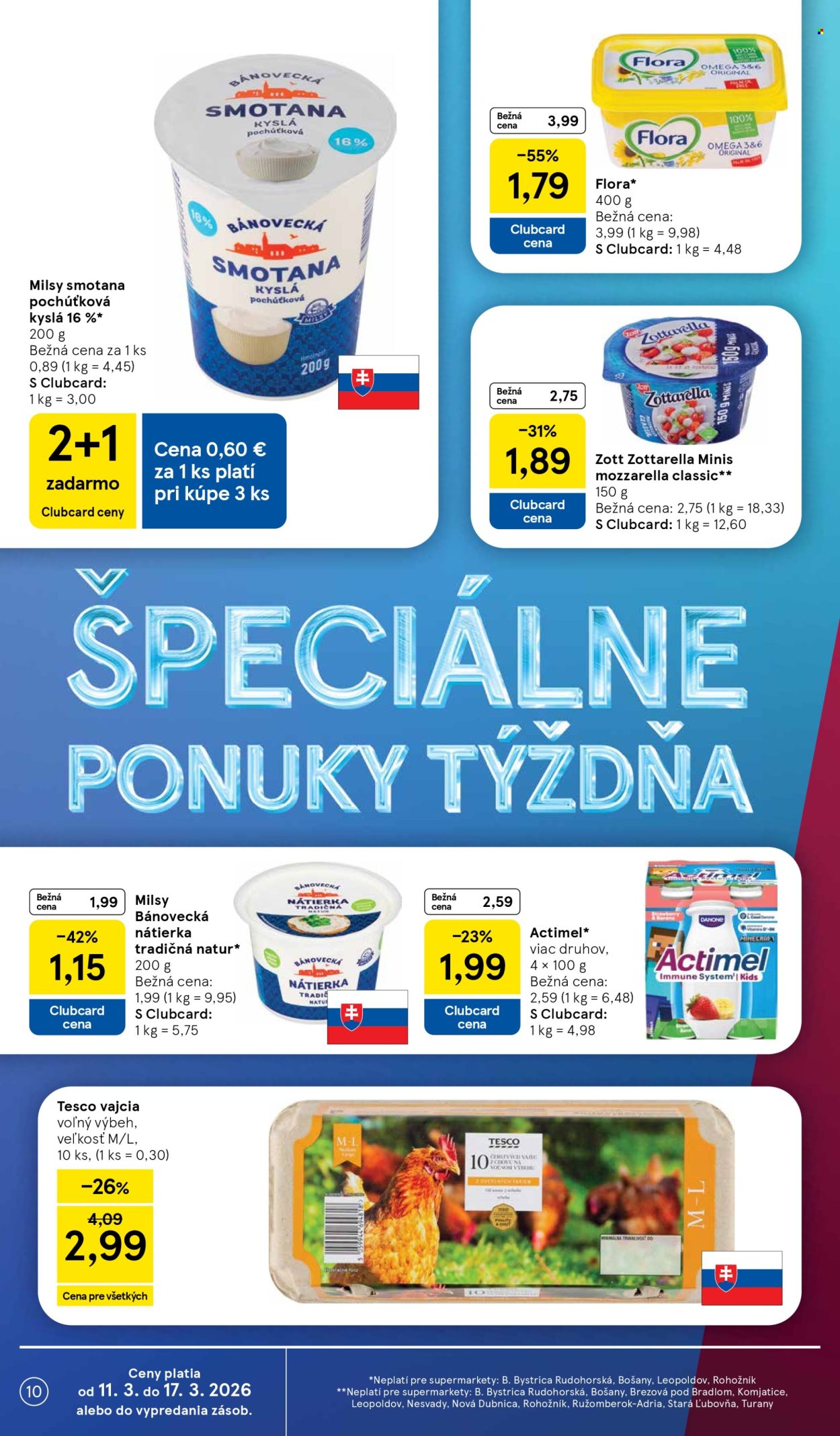 Leták TESCO supermarket - 11.3.2026 - 17.3.2026. Strana 10