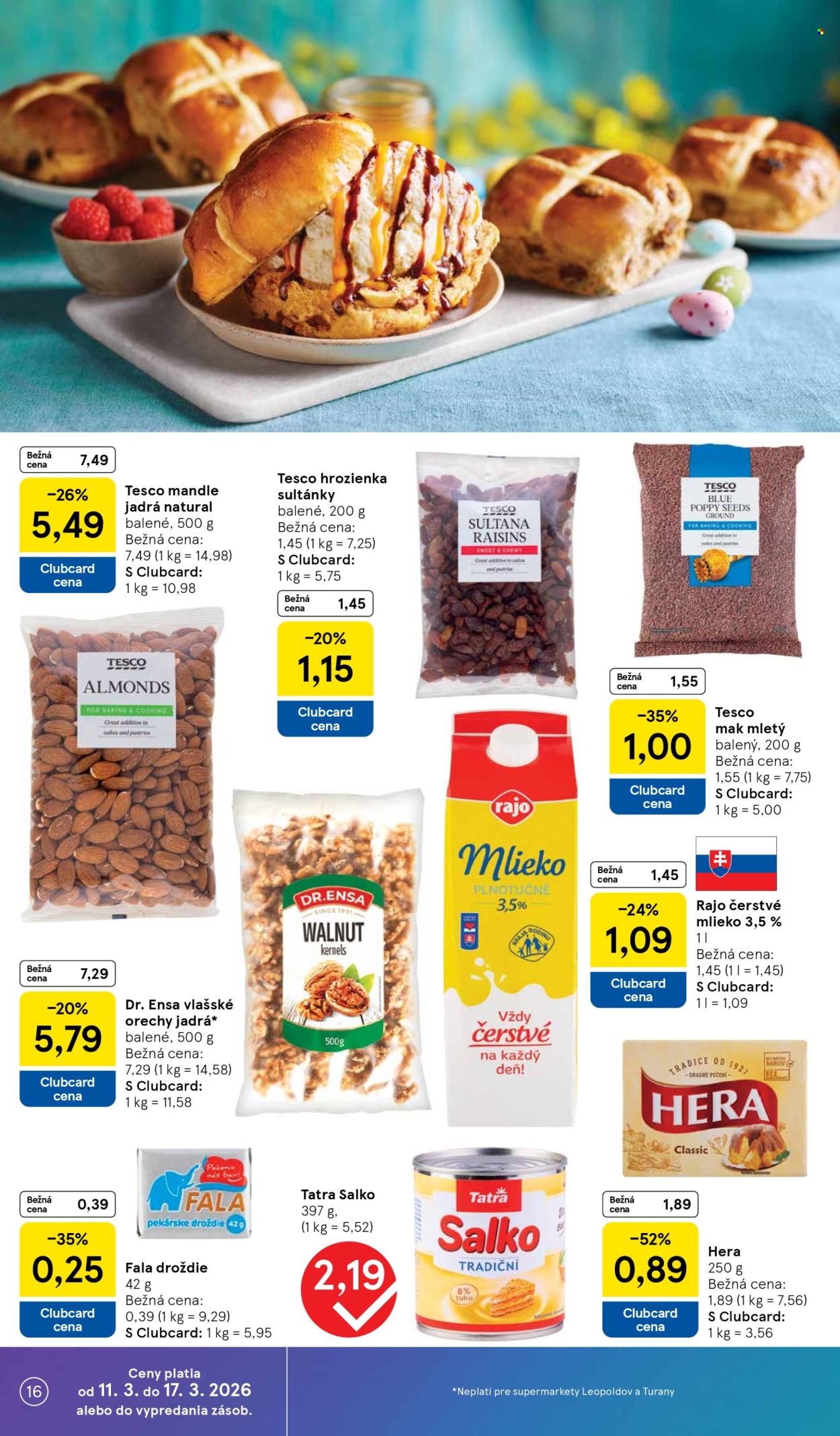 Leták TESCO supermarket - 11.3.2026 - 17.3.2026. Strana 16