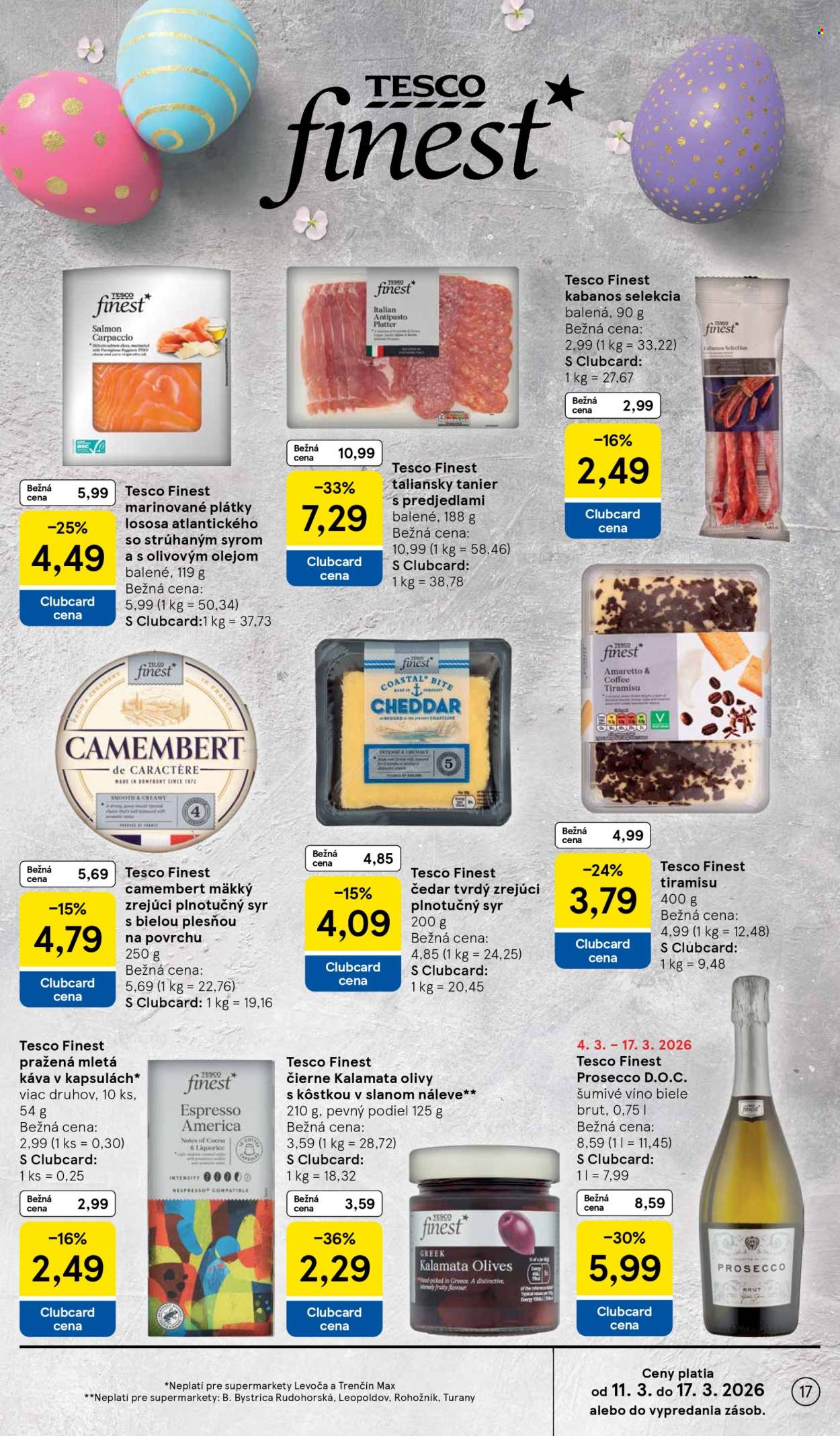 Leták TESCO supermarket - 11.3.2026 - 17.3.2026. Strana 17