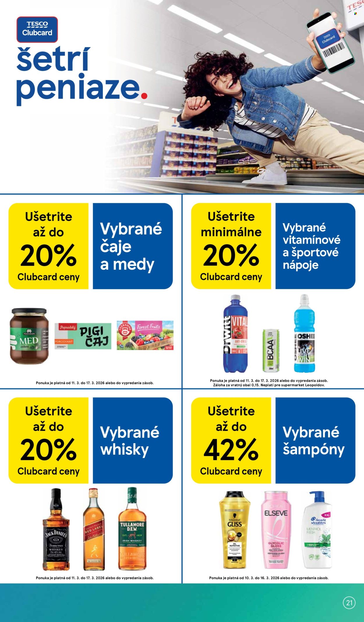 Leták TESCO supermarket - 11.3.2026 - 17.3.2026. Strana 21