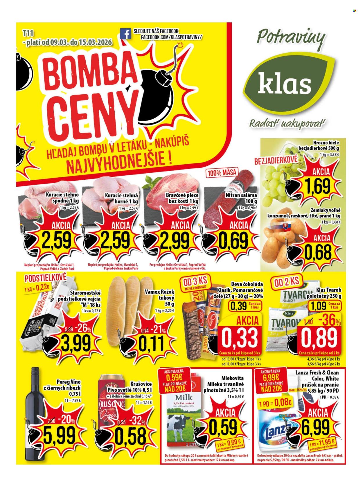 Leták Klas - 9.3.2026 - 15.3.2026. Strana 1
