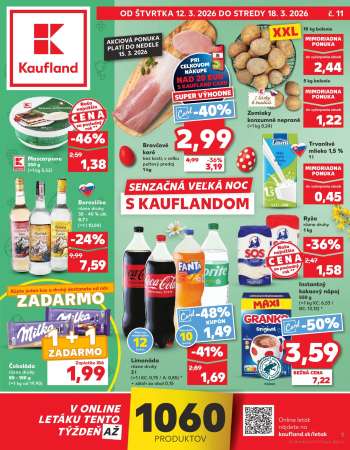 Leták Kaufland - 12.3.2026 - 18.3.2026.