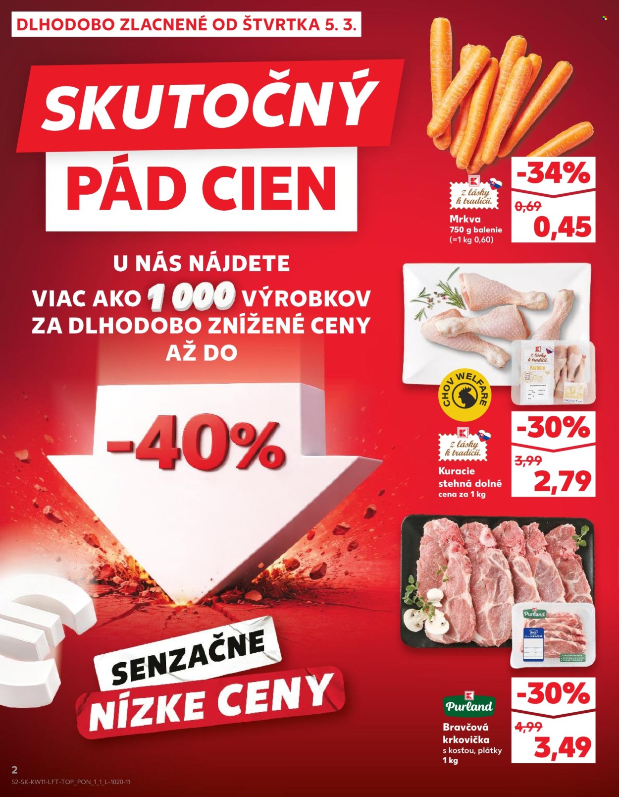 Leták Kaufland - 12.3.2026 - 18.3.2026. Strana 2