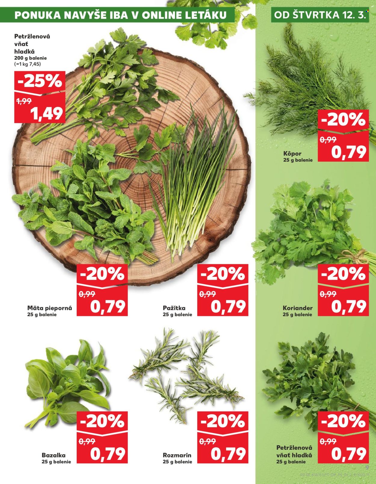 Leták Kaufland - 12.3.2026 - 18.3.2026. Strana 9