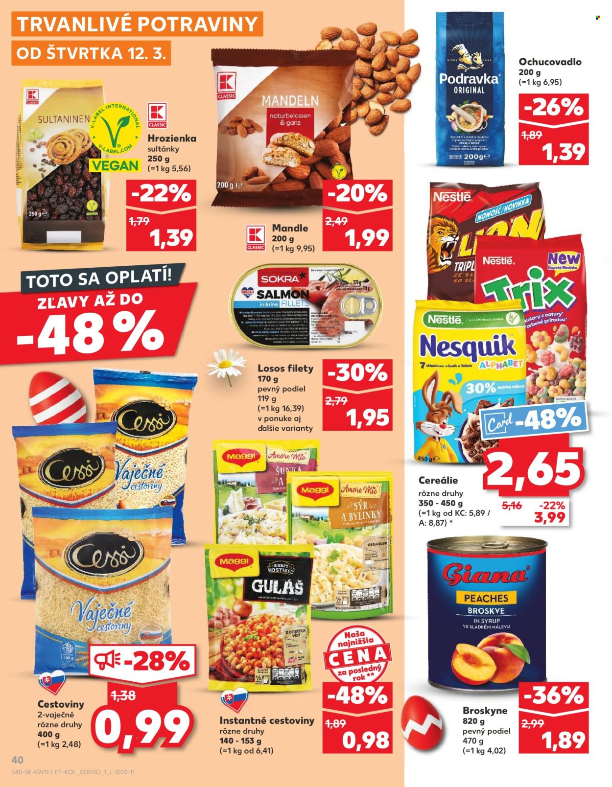 Leták Kaufland - 12.3.2026 - 18.3.2026. Strana 40