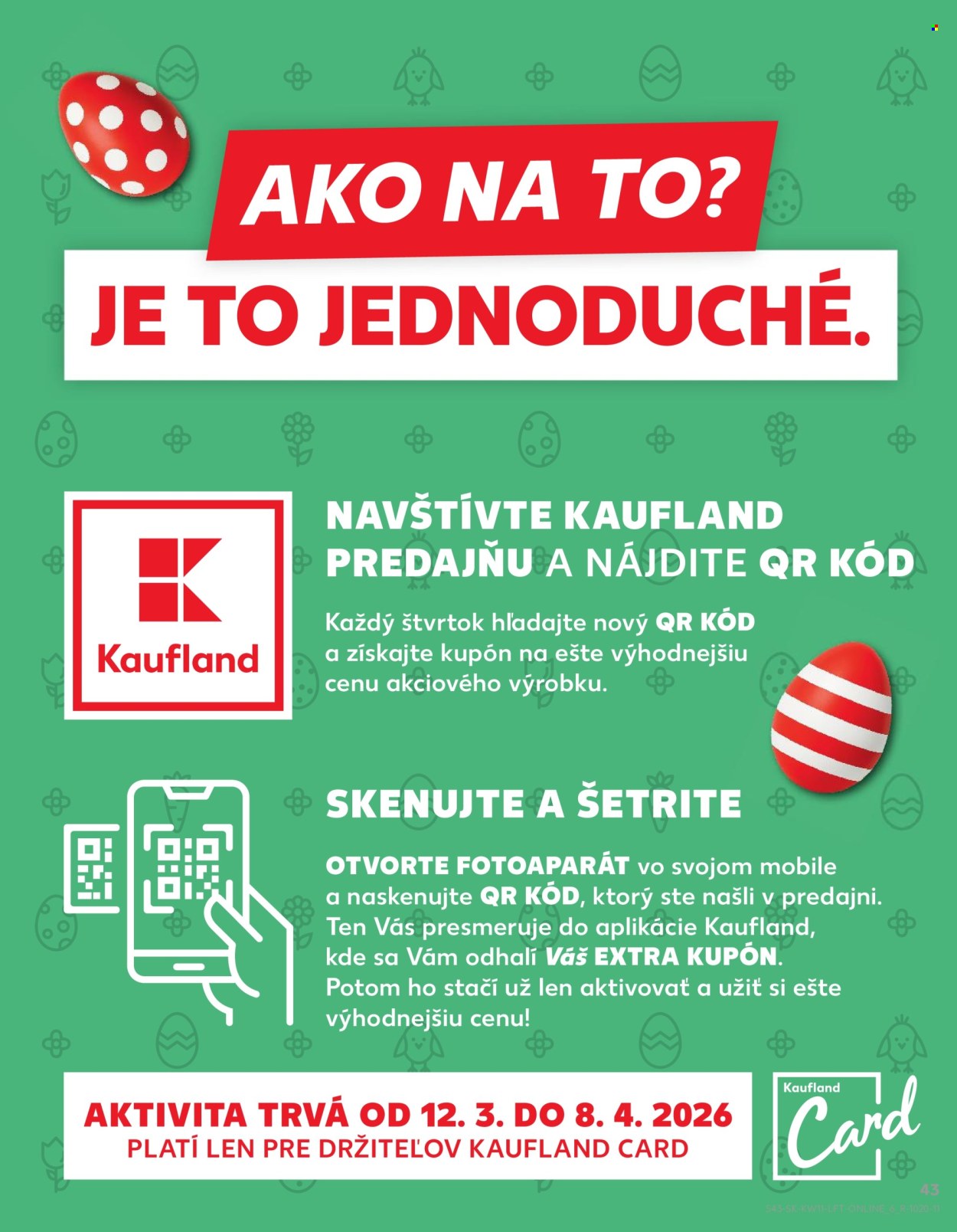 Leták Kaufland - 12.3.2026 - 18.3.2026. Strana 43