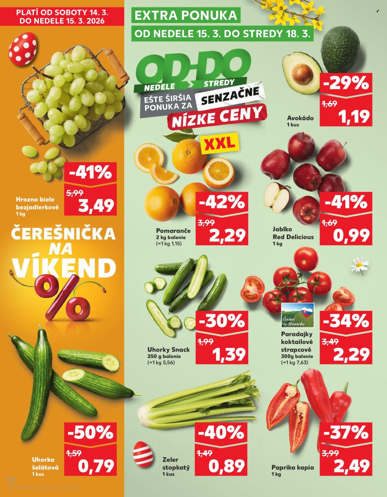 Leták Kaufland - 12.3.2026 - 18.3.2026. Strana 72