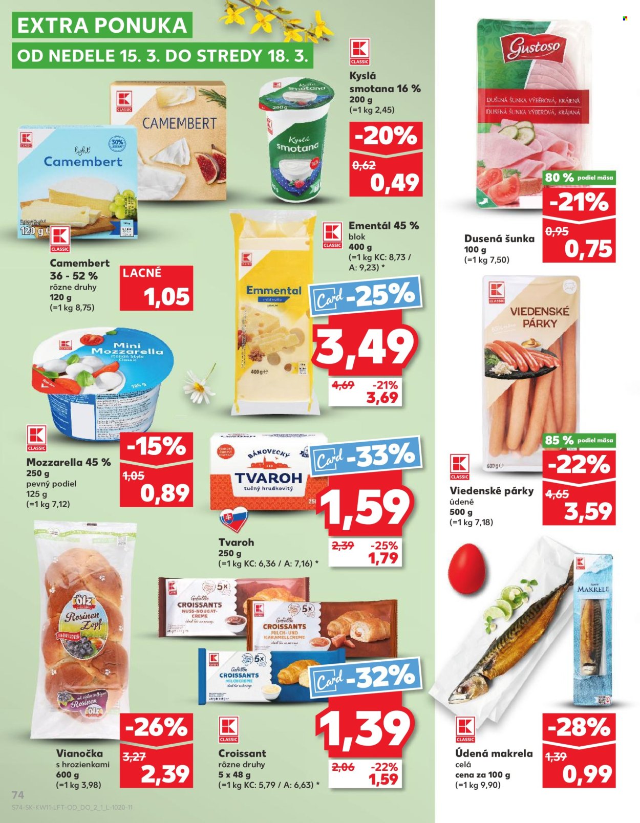 Leták Kaufland - 12.3.2026 - 18.3.2026. Strana 74