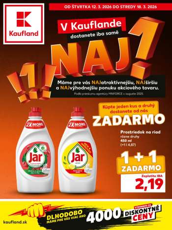 Leták Kaufland - 12.3.2026 - 18.3.2026.