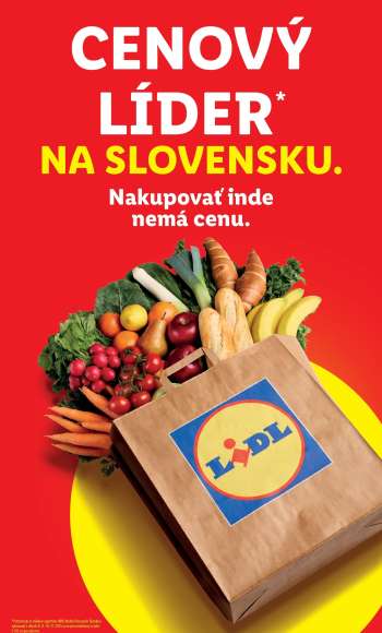 Leták Lidl.