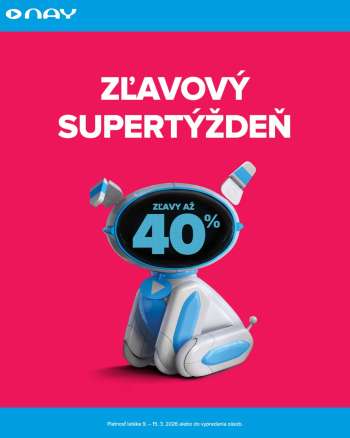 Leták NAY Elektrodom - 9.3.2026 - 15.3.2026.