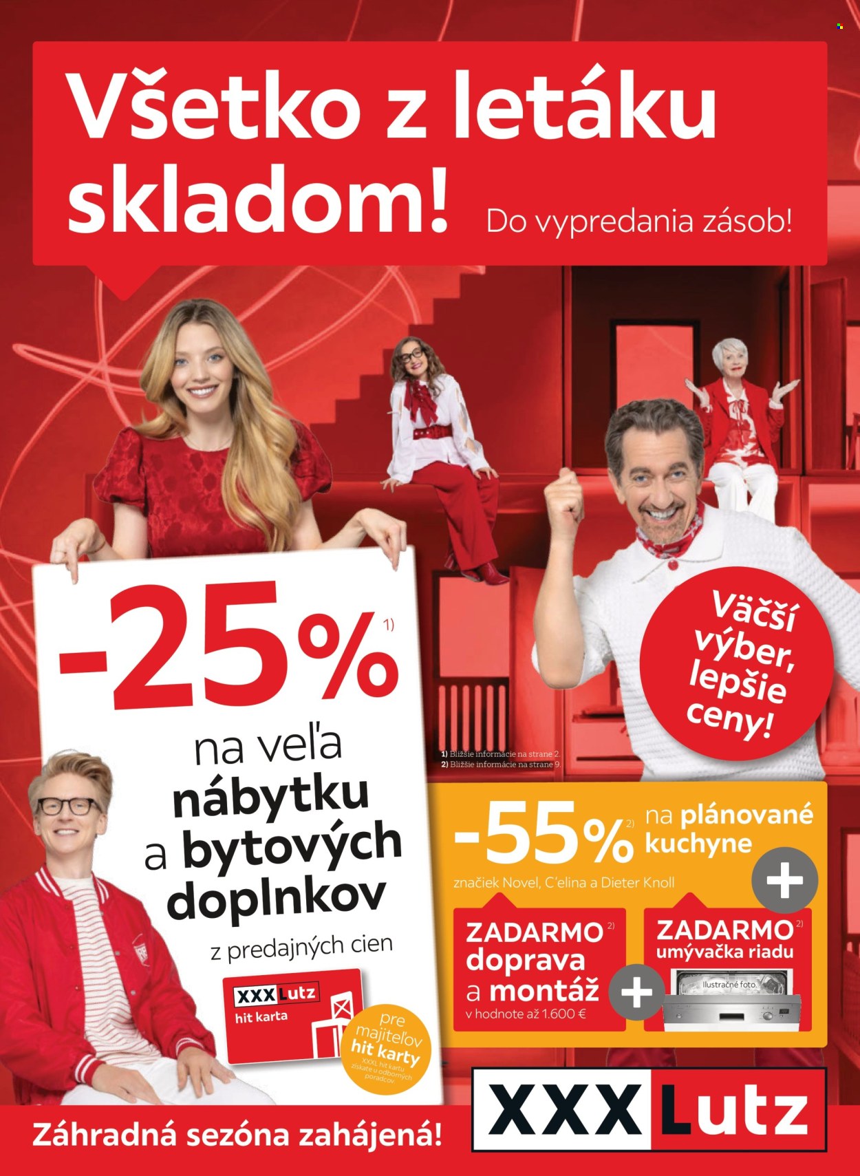 Leták XXXLutz - 9.3.2026 - 22.3.2026. Strana 1
