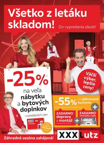 Leták XXXLutz - 9.3.2026 - 22.3.2026.