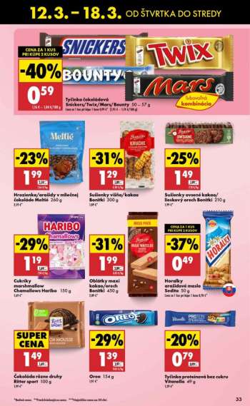 thumbnail - Tyčinka čokoládová Snickers/Twix/Mars/Bounty 50 – 57 g