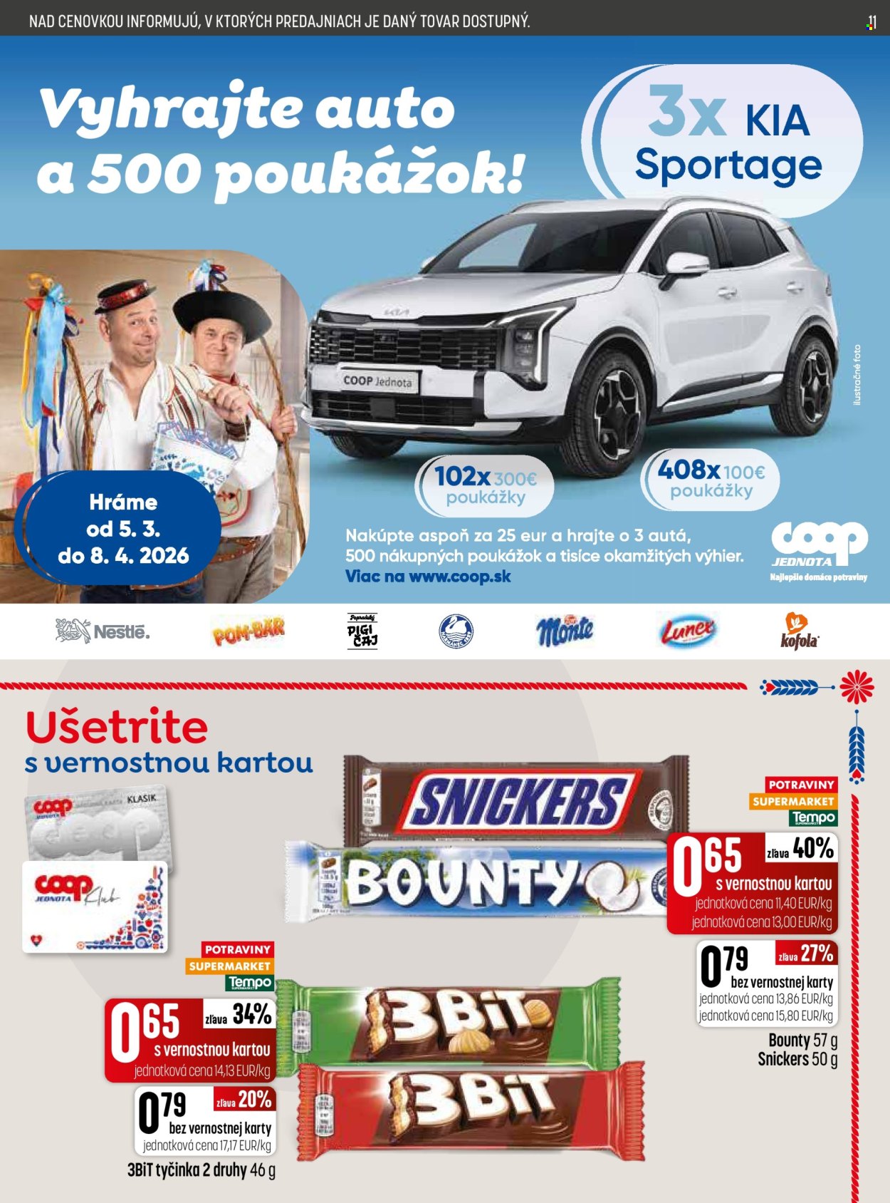 Leták COOP Jednota - 12.3.2026 - 18.3.2026. Strana 11