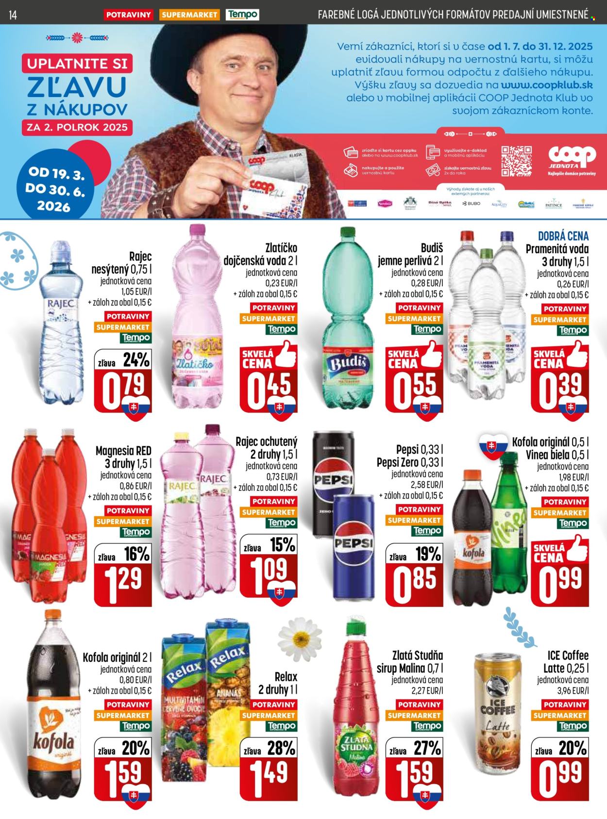 Leták COOP Jednota - 12.3.2026 - 18.3.2026. Strana 14