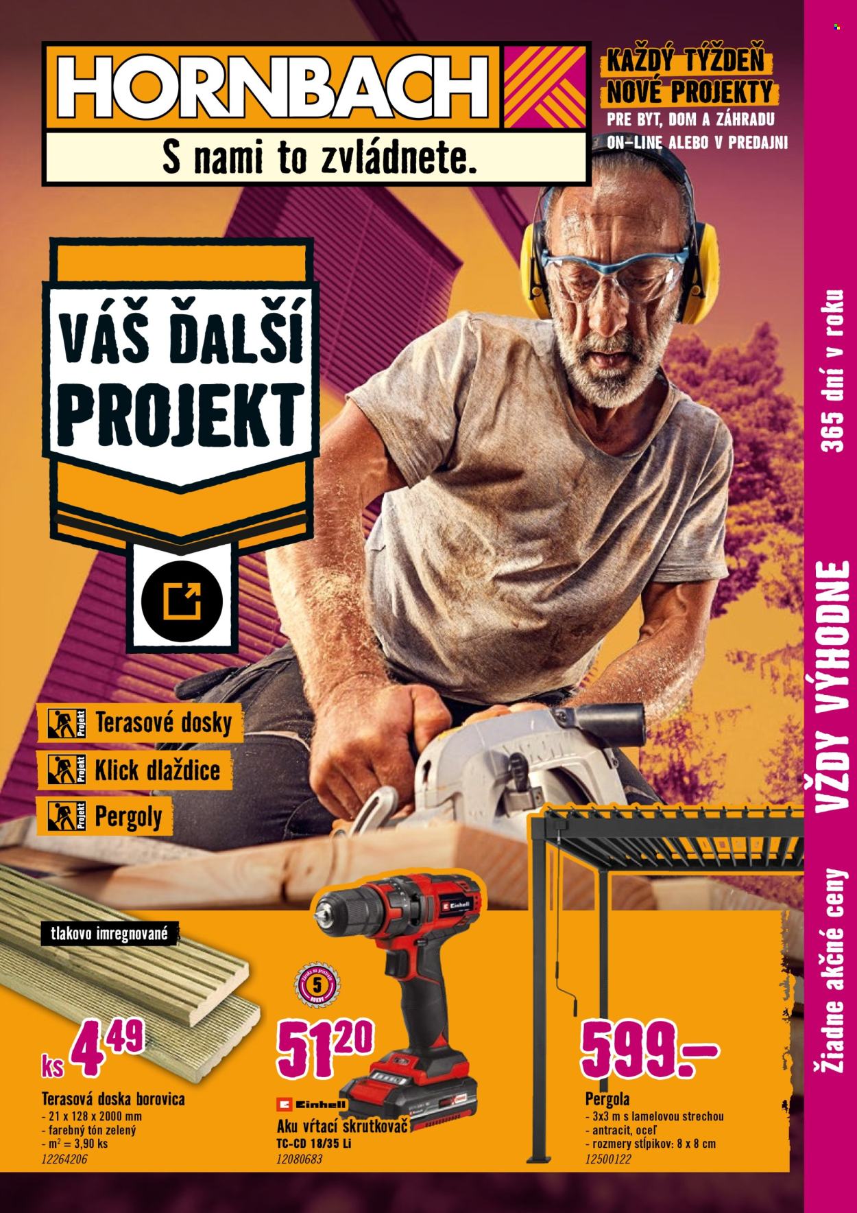 Leták Hornbach - 11.3.2026 - 25.3.2026. Strana 1