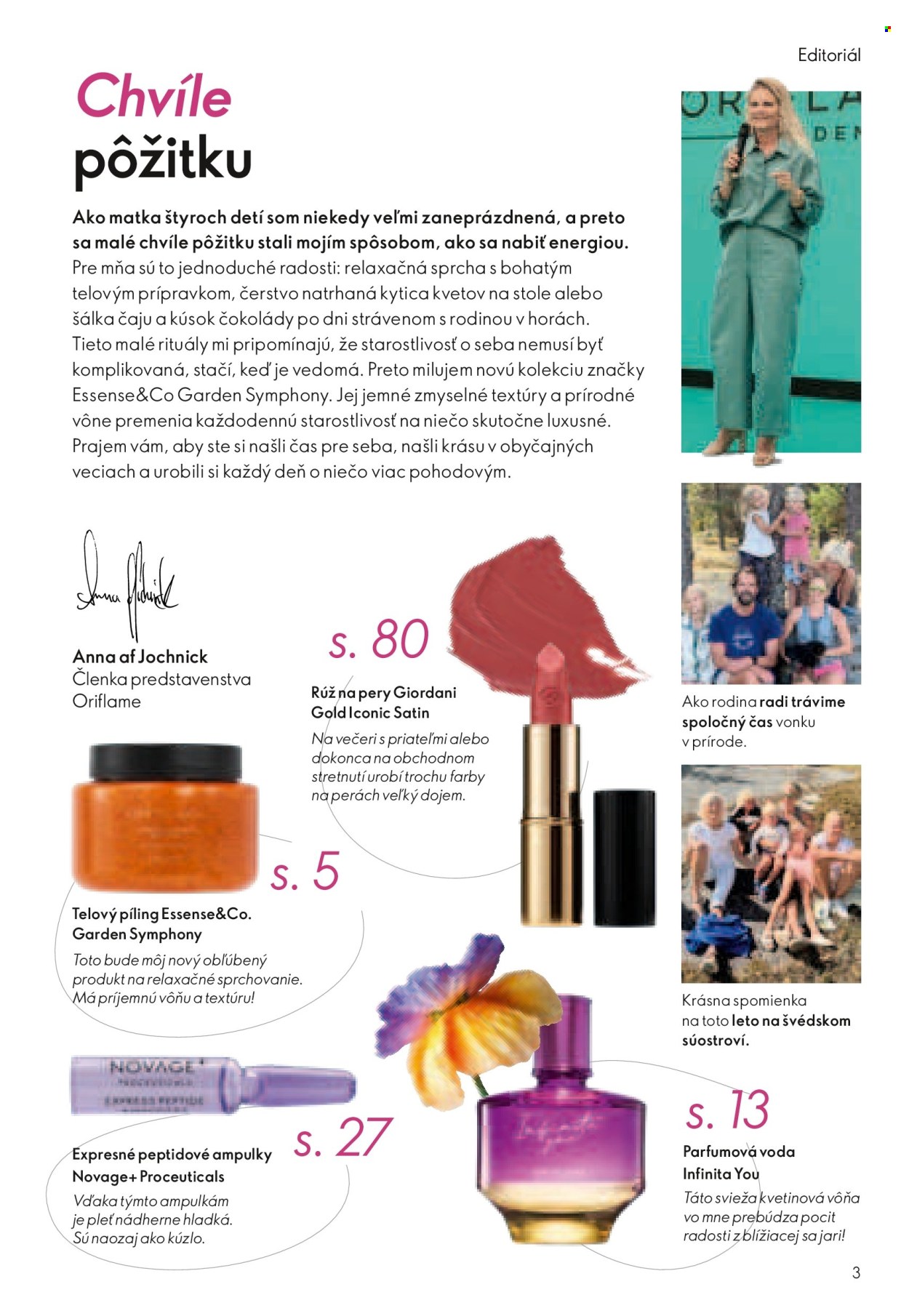 Leták Oriflame - 25.3.2026 - 14.4.2026. Strana 3