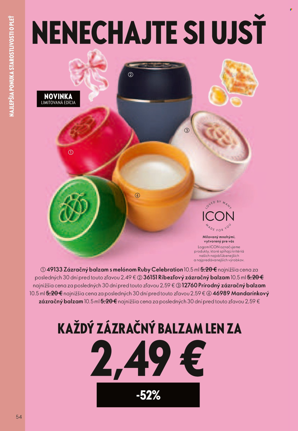 Leták Oriflame - 25.3.2026 - 14.4.2026. Strana 54