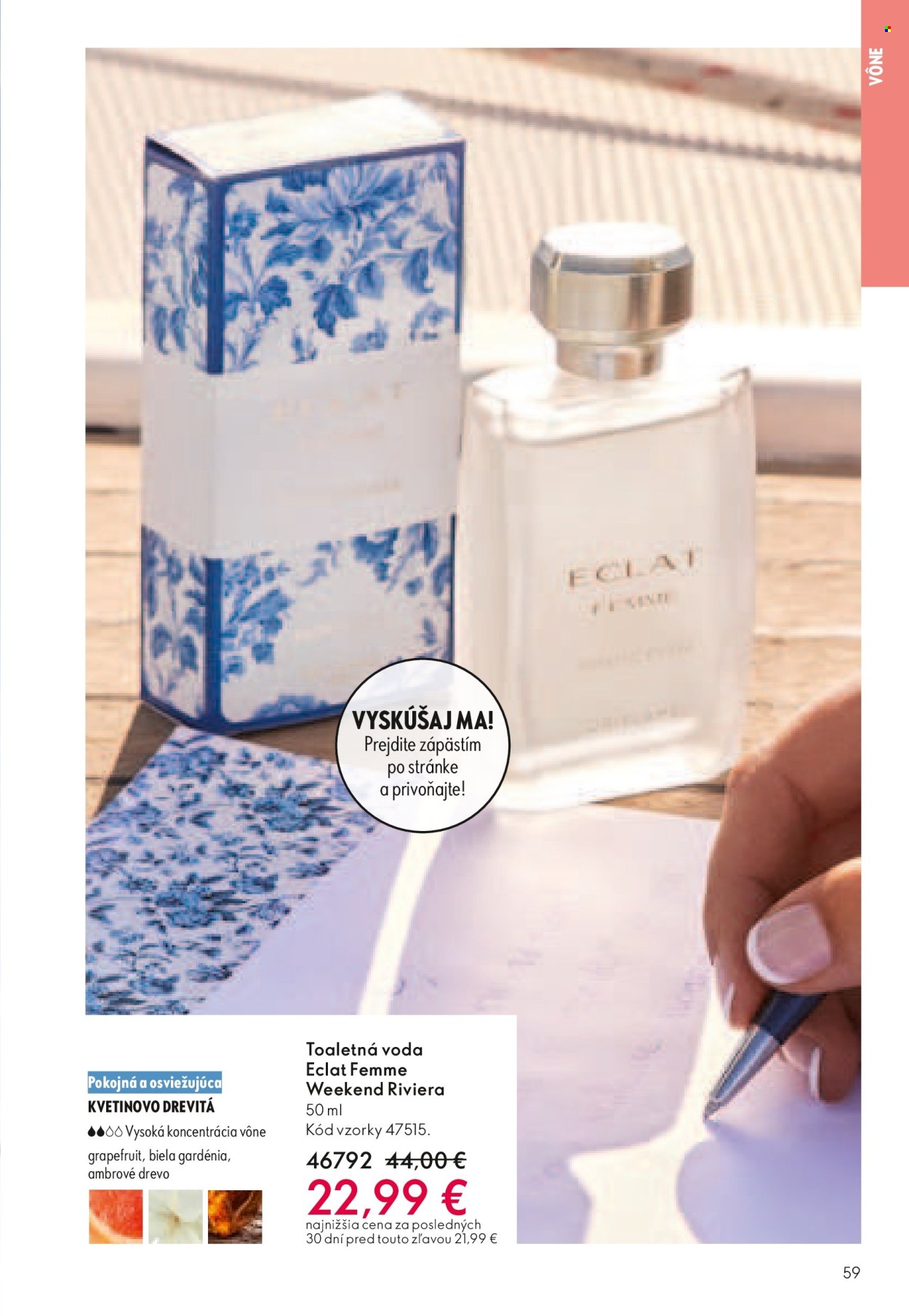 Leták Oriflame - 25.3.2026 - 14.4.2026. Strana 59