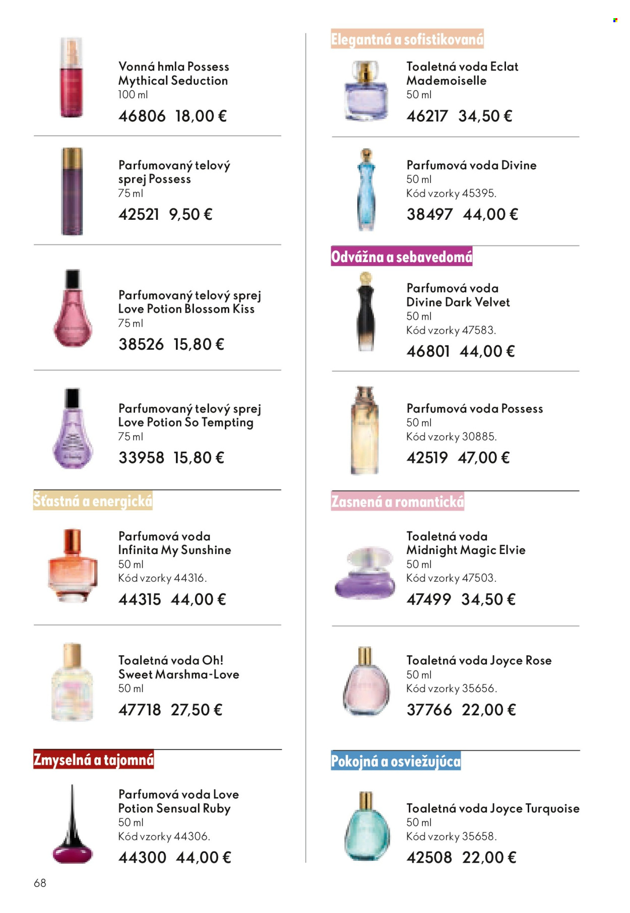 Leták Oriflame - 25.3.2026 - 14.4.2026. Strana 68