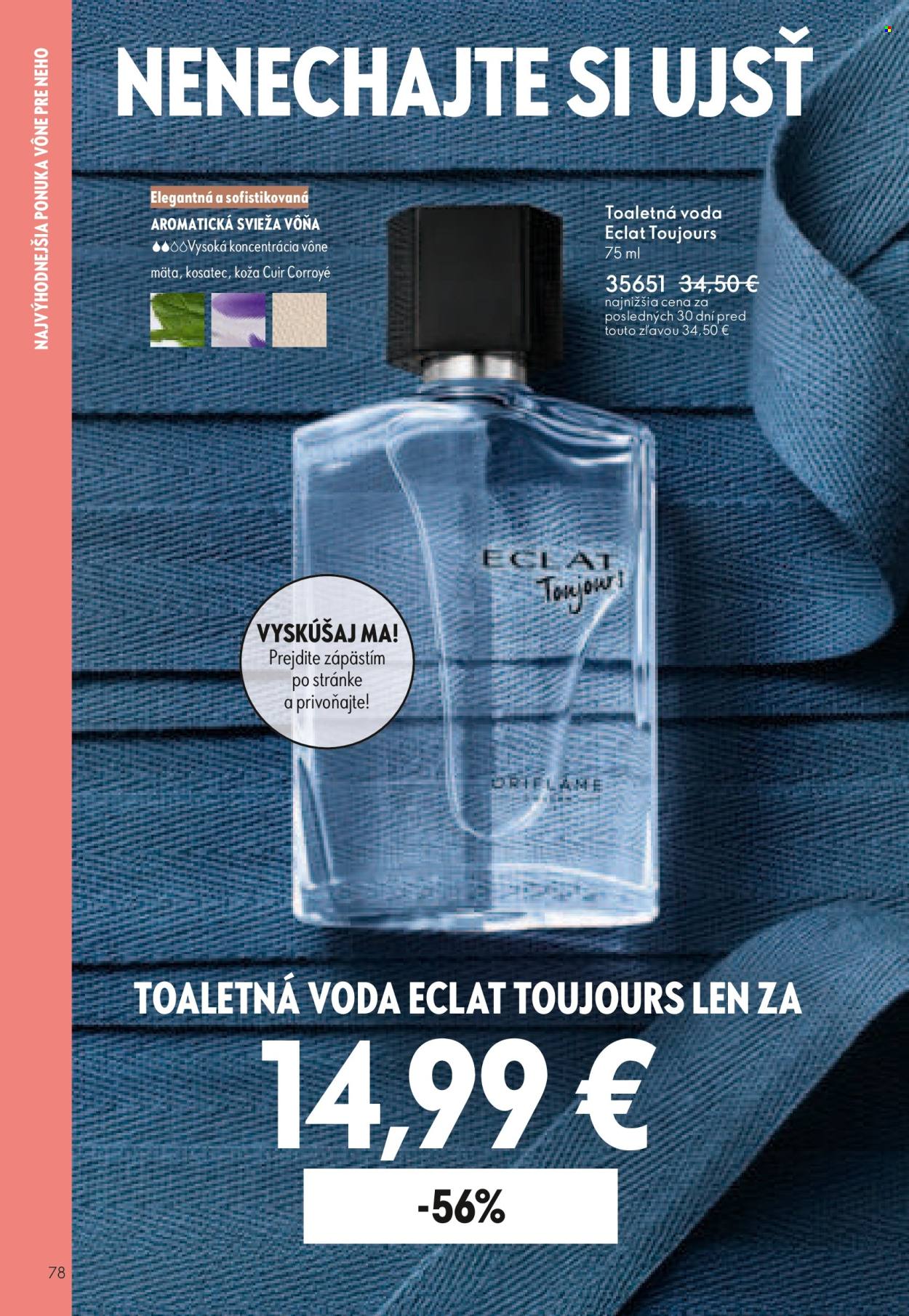 Leták Oriflame - 25.3.2026 - 14.4.2026. Strana 78