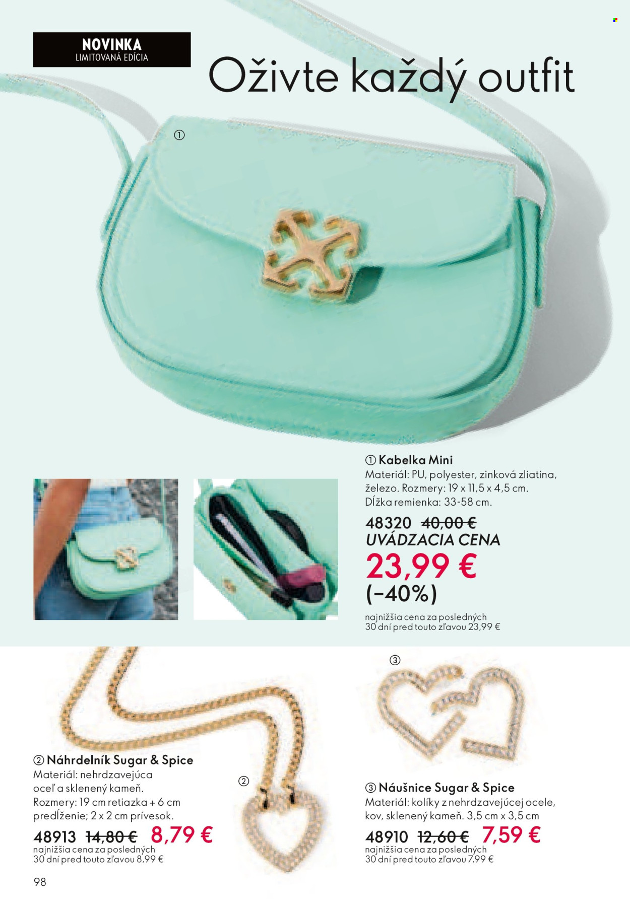 Leták Oriflame - 25.3.2026 - 14.4.2026. Strana 98