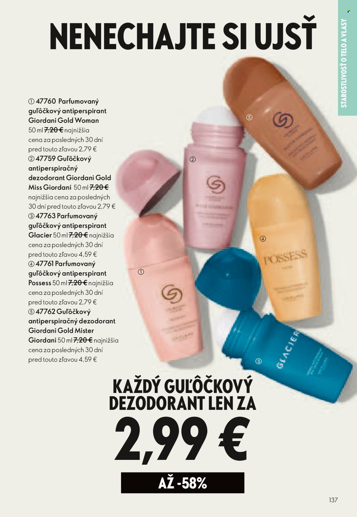 Leták Oriflame - 25.3.2026 - 14.4.2026. Strana 137