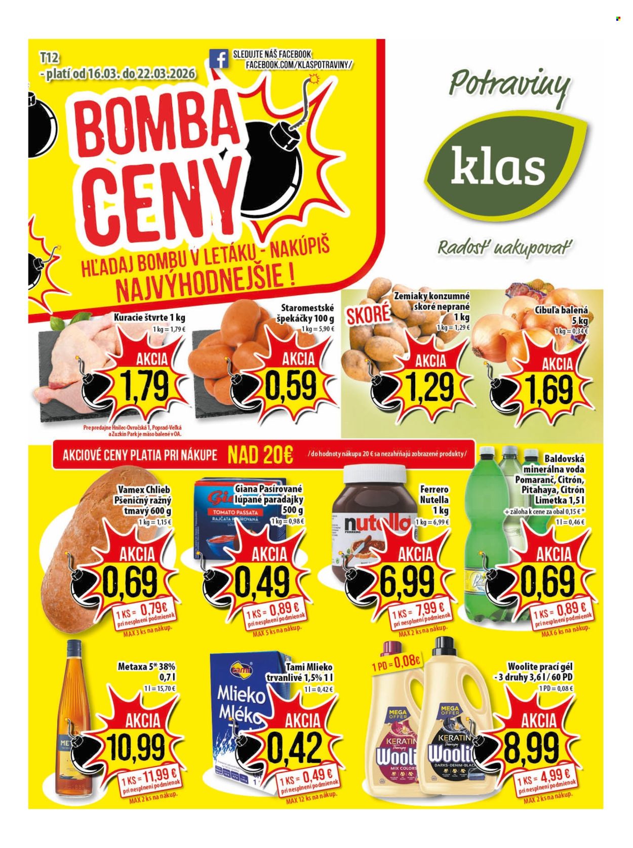 Leták Klas - 16.3.2026 - 22.3.2026. Strana 1