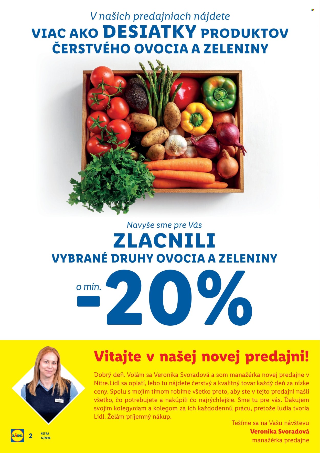 Leták Lidl - 16.3.2026 - 22.3.2026. Strana 2