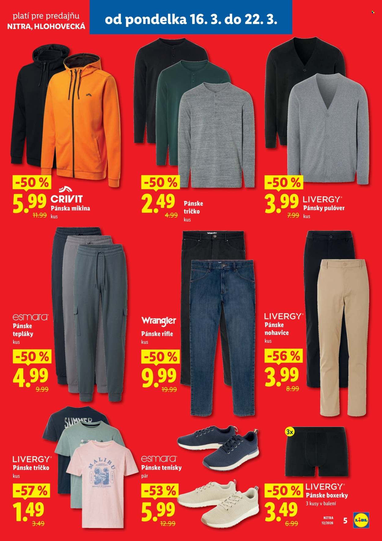 Leták Lidl - 16.3.2026 - 22.3.2026. Strana 5