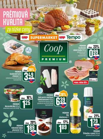 Leták COOP Jednota - 12.3.2026 - 1.4.2026.
