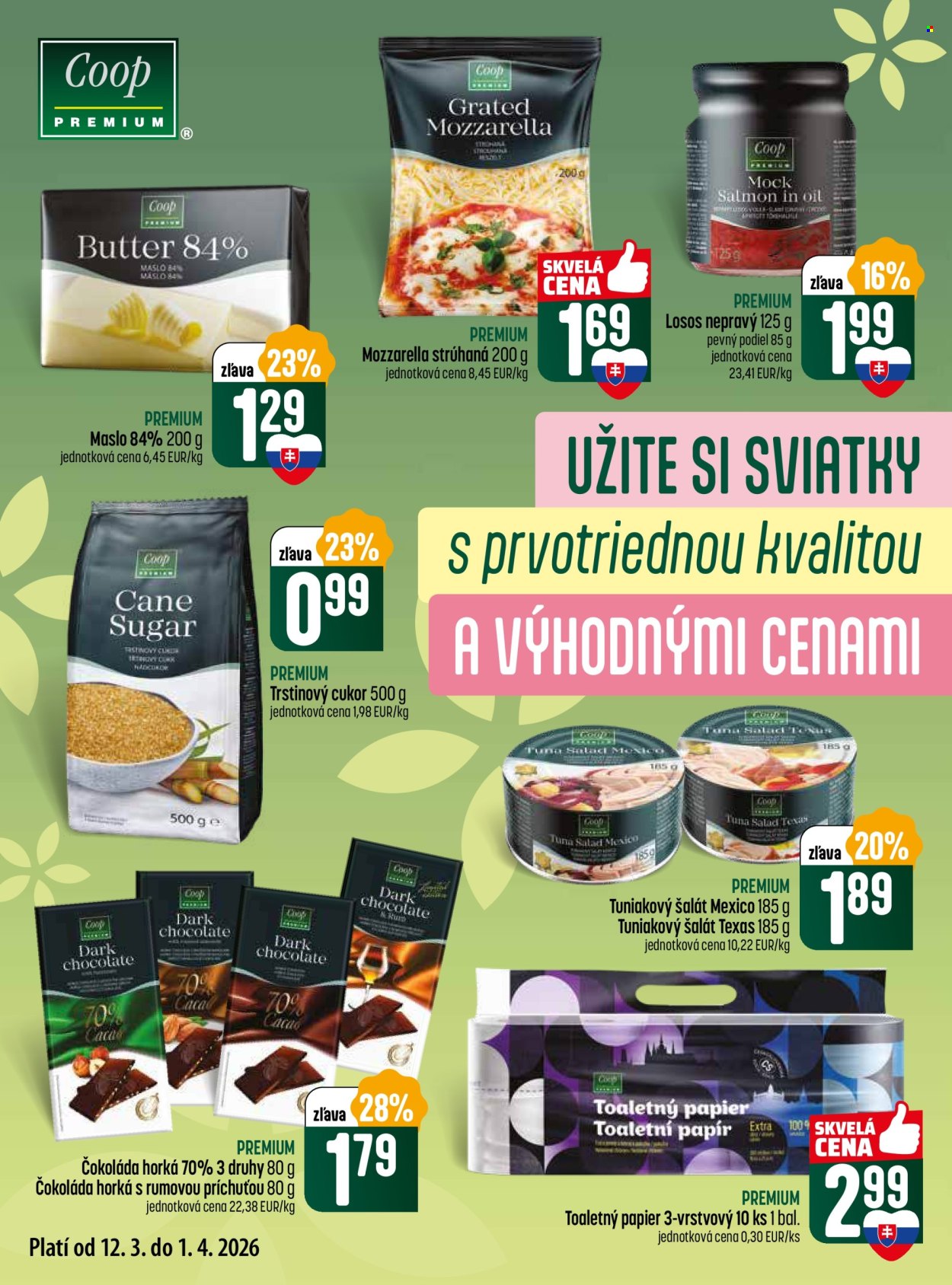 Leták COOP Jednota - 12.3.2026 - 1.4.2026. Strana 8