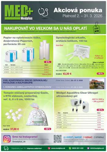 Leták Medplus - 2.3.2026 - 31.3.2026.