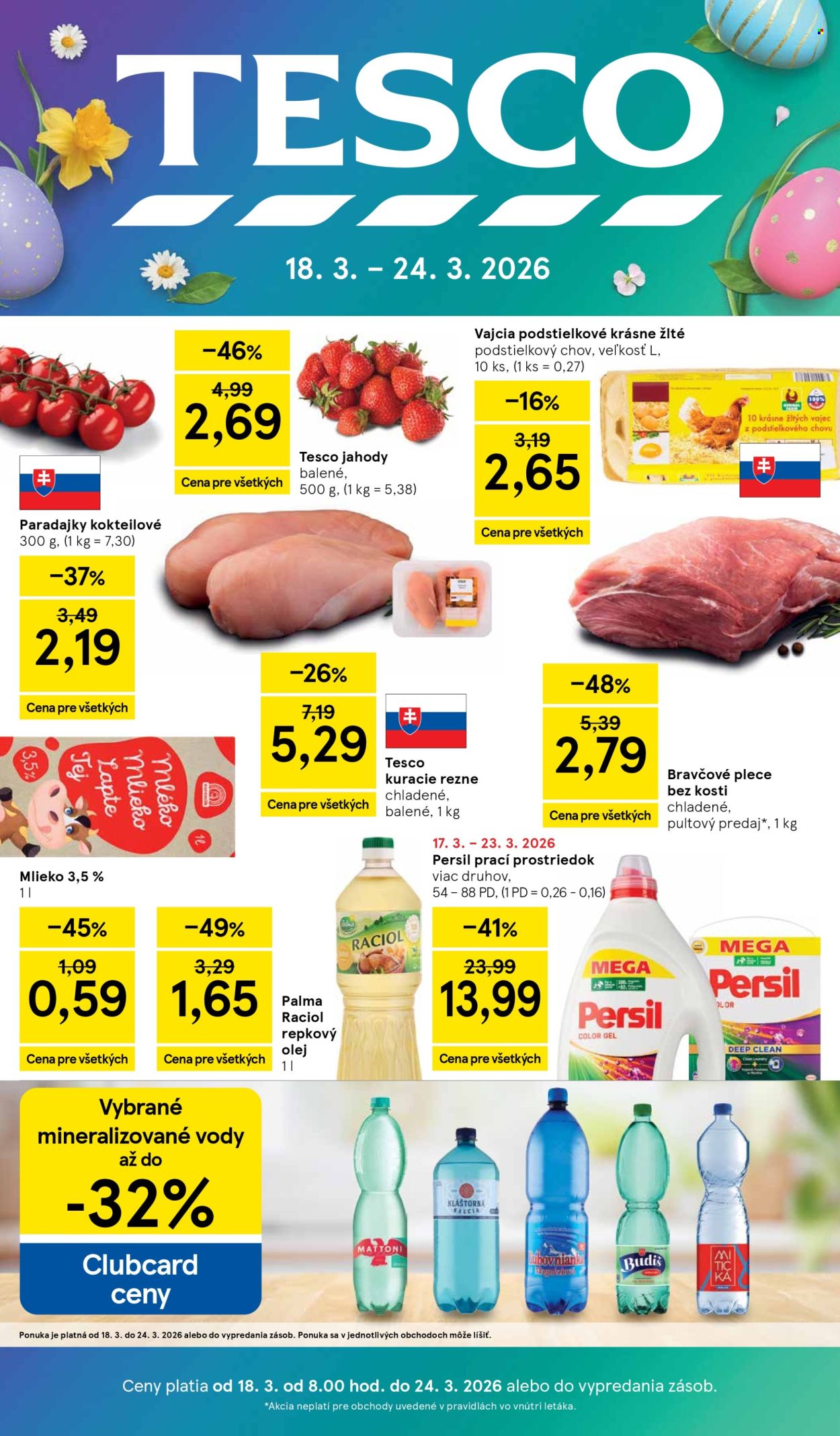 Leták TESCO - 18.3.2026 - 24.3.2026. Strana 1
