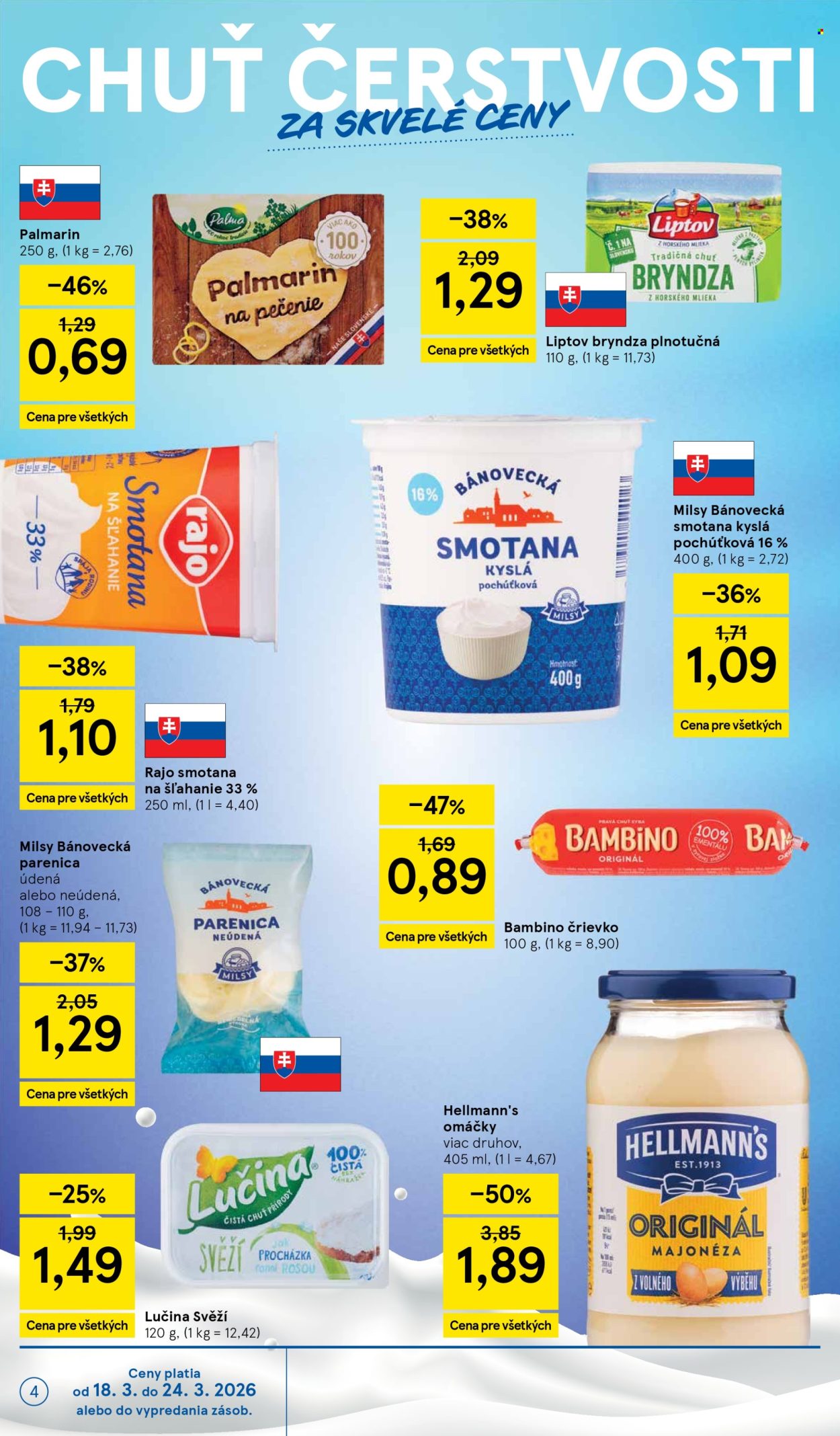 Leták TESCO - 18.3.2026 - 24.3.2026. Strana 4