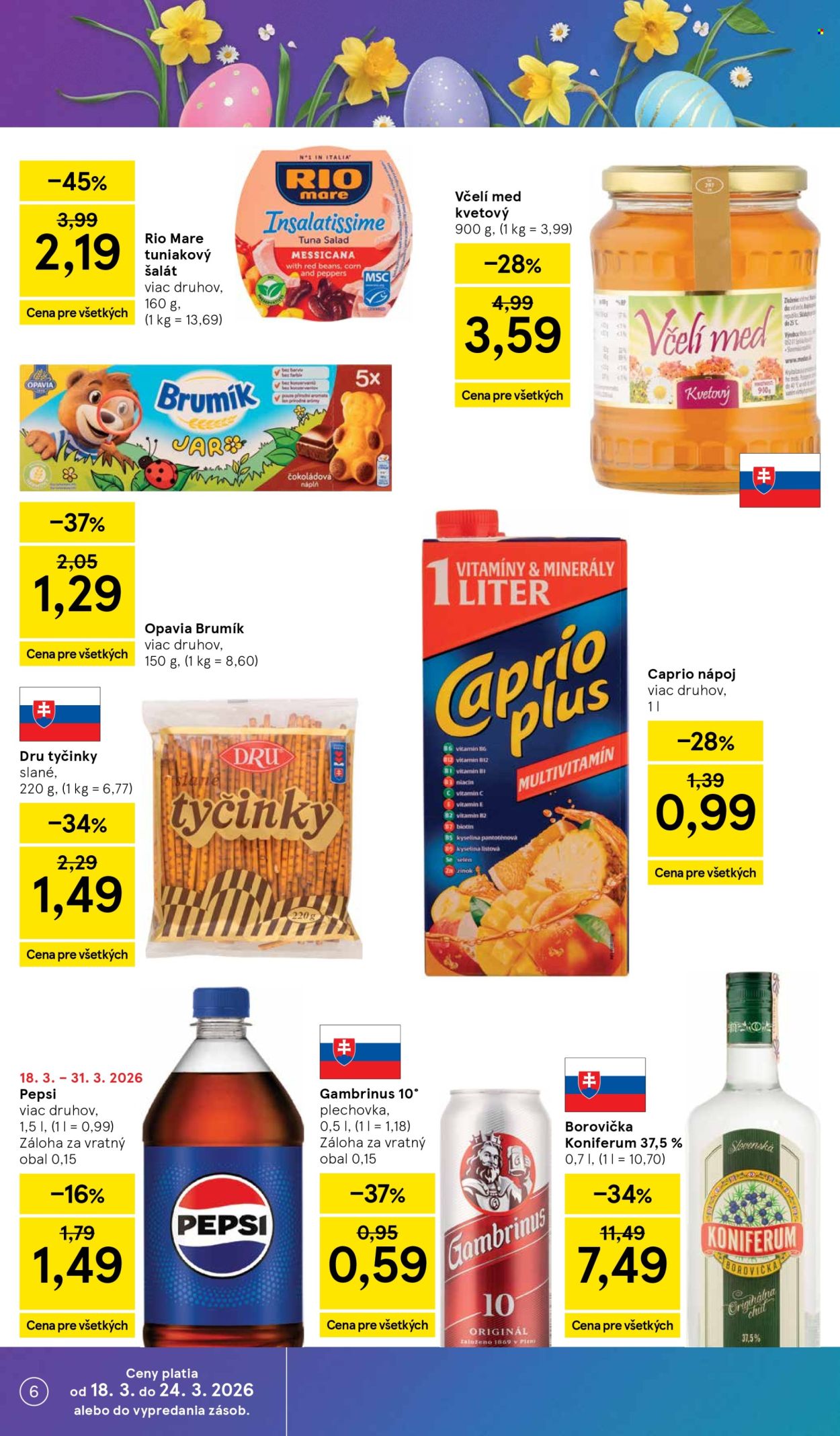 Leták TESCO - 18.3.2026 - 24.3.2026. Strana 6