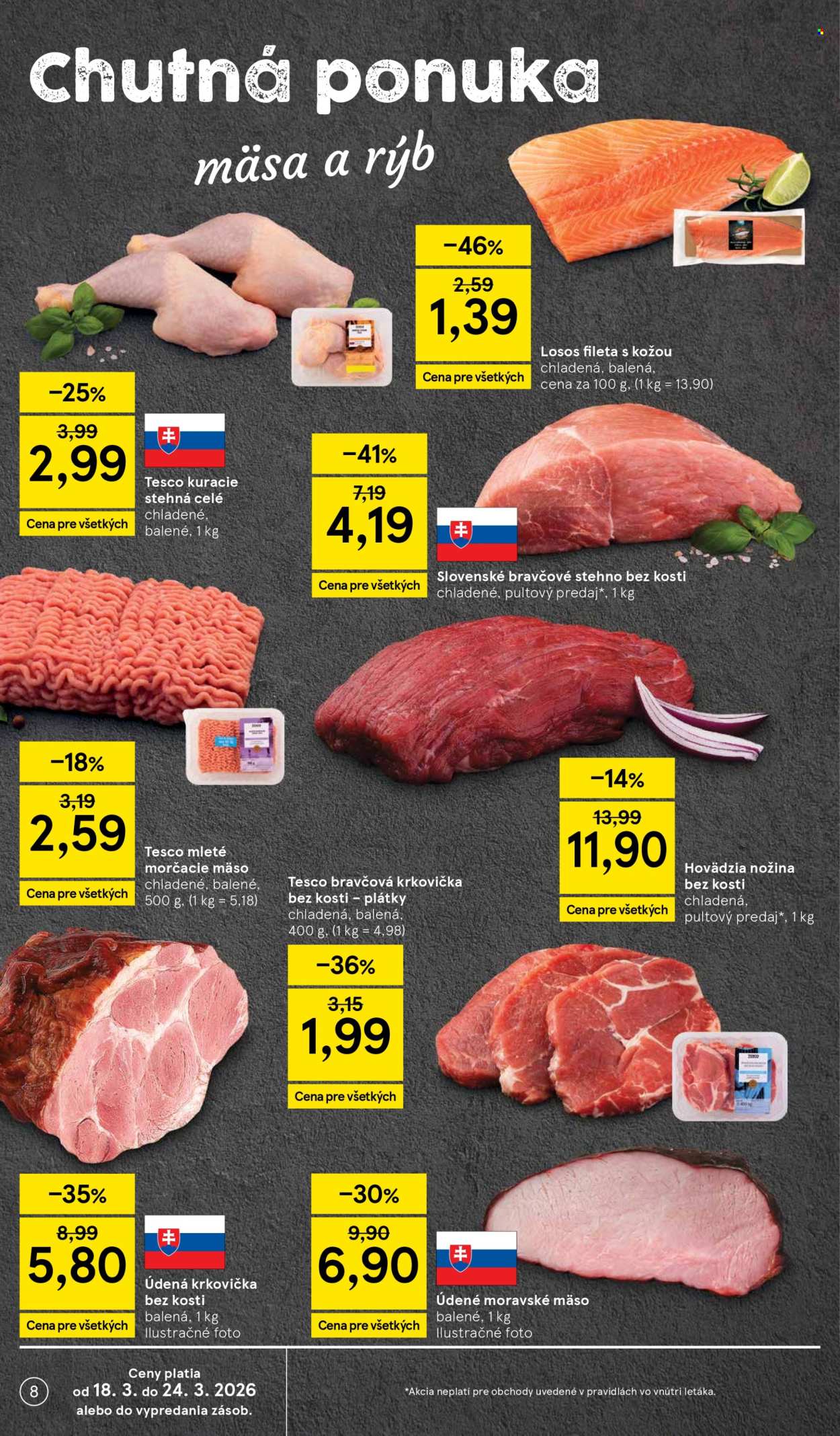 Leták TESCO - 18.3.2026 - 24.3.2026. Strana 8