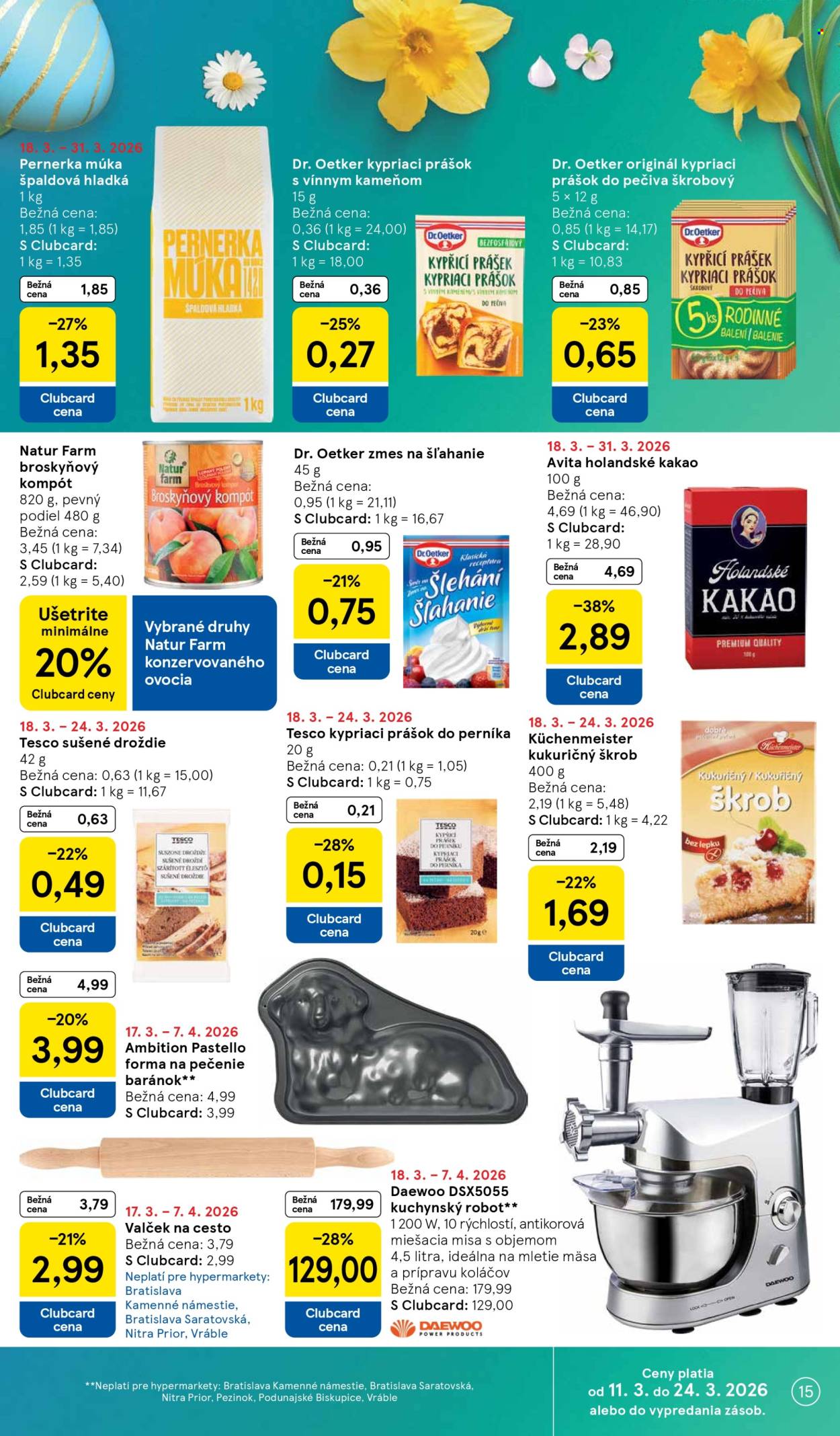 Leták TESCO - 18.3.2026 - 24.3.2026. Strana 15