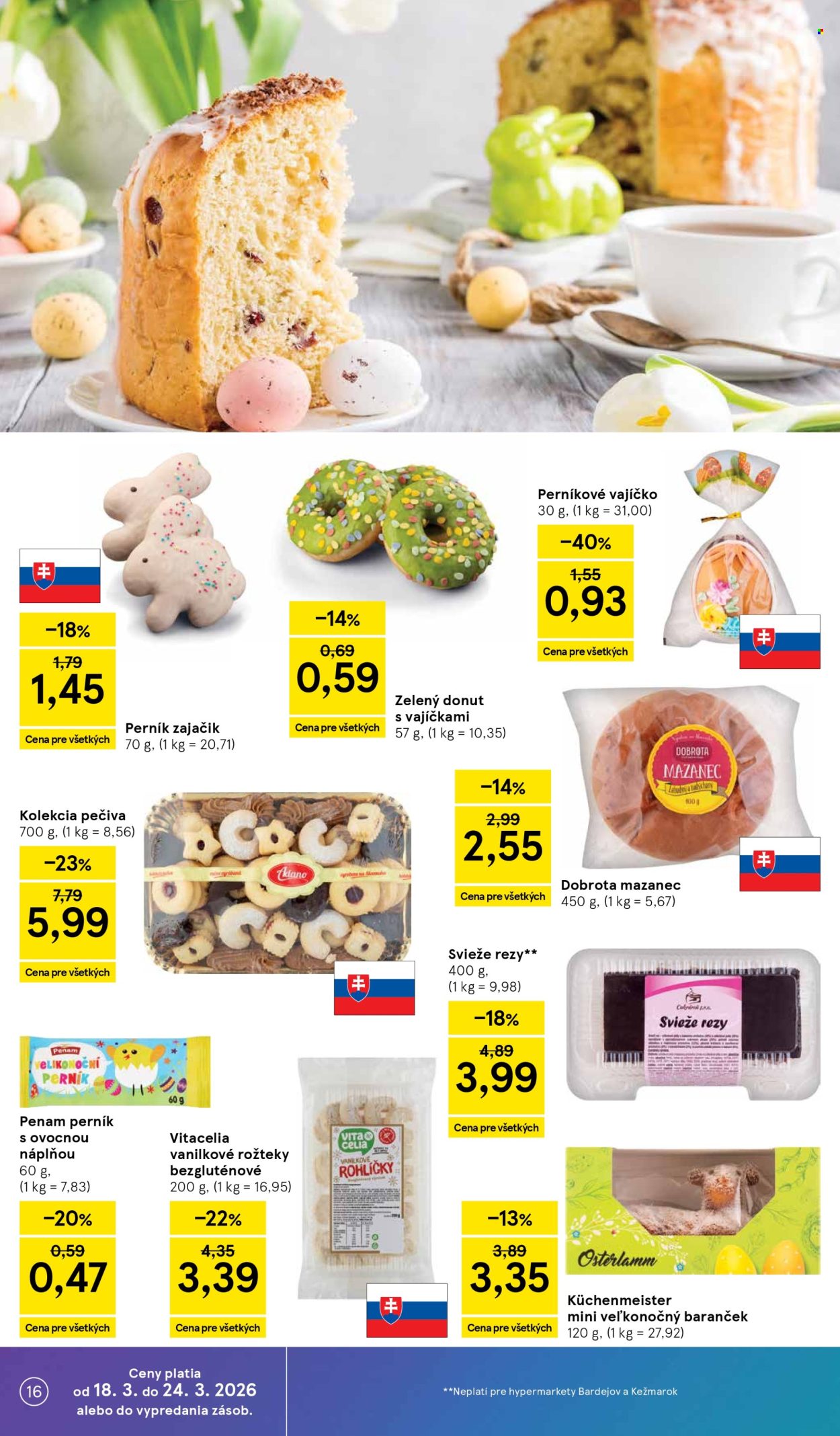 Leták TESCO - 18.3.2026 - 24.3.2026. Strana 16
