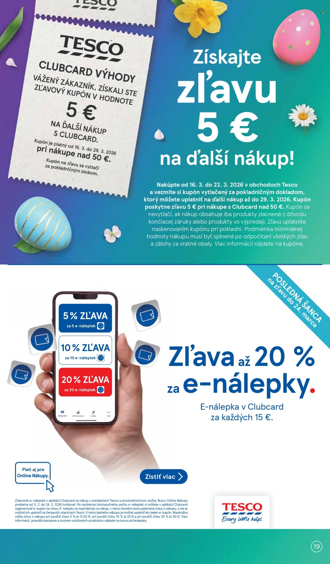 Leták TESCO - 18.3.2026 - 24.3.2026. Strana 19